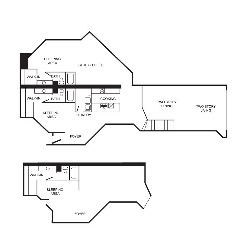 Floor plan layout diagram for dx2